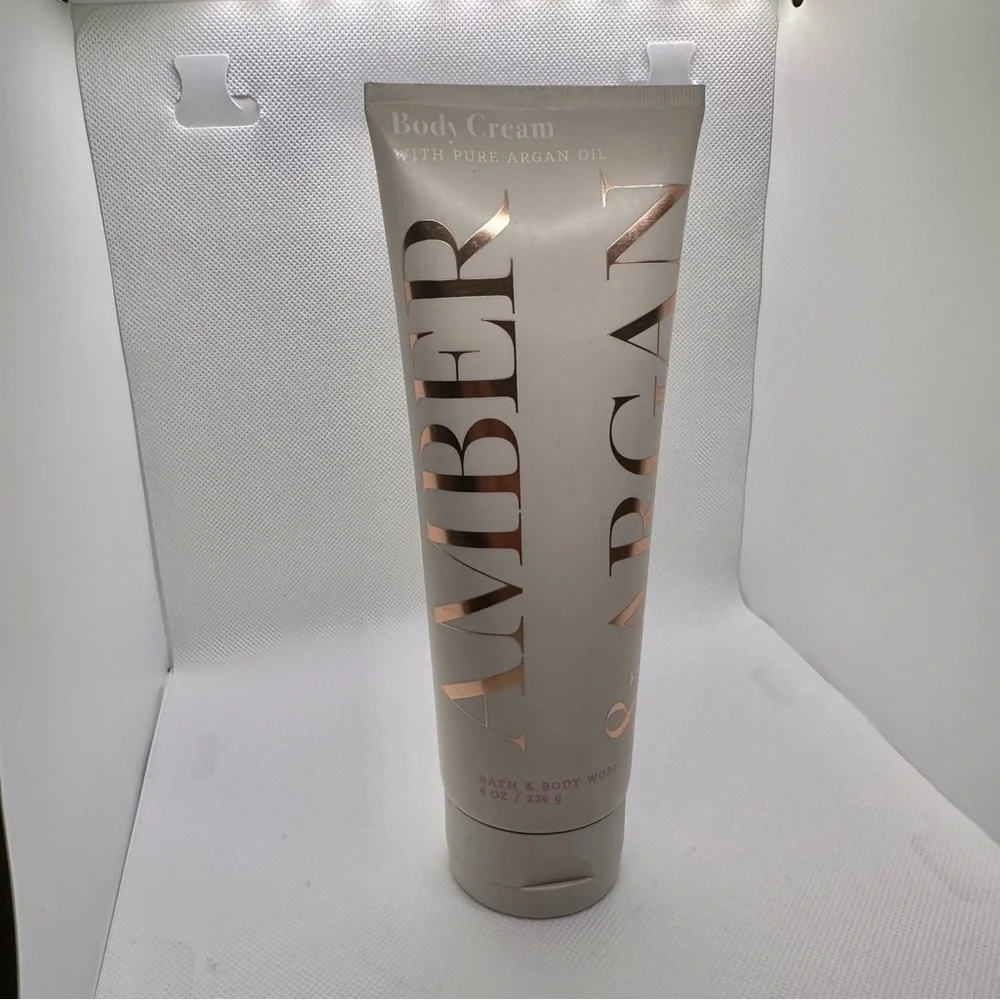 Amber and Argan Body Cream by Bath and Body Works